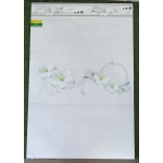 Gạch ốp tường 40x80 phối hoa 