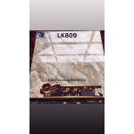 Gạch bóng kiếng khắc kim 80x80 vân đá nâu tự nhiên