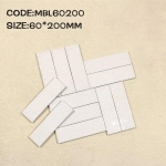 Gạch nhập khẩu giá tốt 60x200 vân rạn nứt màu trắng mã 60200