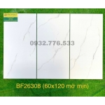Gạch 60x120 mờ mịn trắng sọc hàng nhập khẩu BF26308