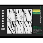 Gạch khổ lớn 80x120 màu trắng vân đen mua ở đâu giá tốt?