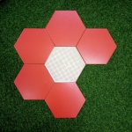 GẠCH LỤC GIÁC MÀU ĐỎ