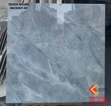 Gạch 80x80 đá bóng kiếng lát nền màu xám xanh cao cấp chính hãng