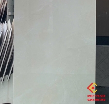 GẠCH KHỔ LỚN 60X120 VIỆT ẤN MÀU KEM NGÀ VÂN ĐÁ BÓNG KÍNH