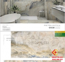 Gạch lát nền 60x120 vân đá marble bóng kiếng Ấn Độ