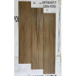 Gạch giả gỗ 20x100 màu nâu đen