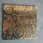 Gạch Lát Nền Vàng Vân TRòn 30x30 Trung Quốc 