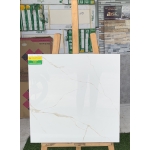 Gạch bóng kiếng 60x60 đá marble trắng vân nâu