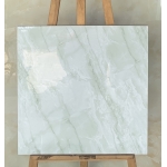 Gạch bóng kiếng 60x60 trắng vân xanh rêu