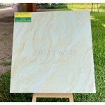 Gạch khổ lớn ốp lát nền 100x100 vân vàng đá bóng kiếng tại Hậu Giang