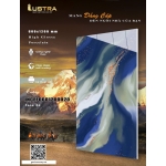 Gạch chính hãng 2024 khổ lớn 60x12 màu xanh cobalt kim tuyến