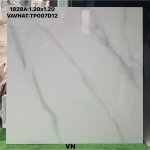 Gạch ốp lát 120x120 cao cấp mã TP007D12 màu trắng vân khói