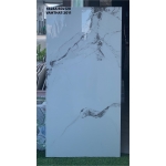 Gạch 60x120 màu trắng vân xám Antique Statuario khổ lớn nhập khẩu tại Ấn 