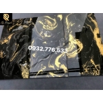 Gạch 60x120 màu đen vân vàng khắc kim