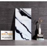 Gạch 60x120 màu trắng vân sọc đen ốp nền nhà