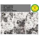 Gạch 80x160 đá bóng kiếng màu trắng xám tại Long An