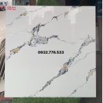 Gạch 80x80 hàng VN vân đá màu trắng đen 