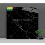 Gạch 80x80 màu đen vân trắng mã 8086