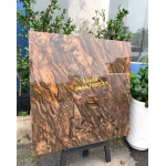 Gạch 80x80 vân đá màu nâu ốp tường nhà mẫu mới giá rẻ bền đẹp
