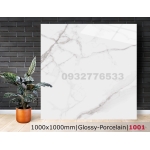 Gạch lát nền catalan 100x100 màu trắng vân mây 1001