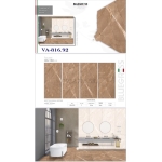 Mẫu gạch 80x160 màu nâu sang trọng ốp nền nhà khu trung cư