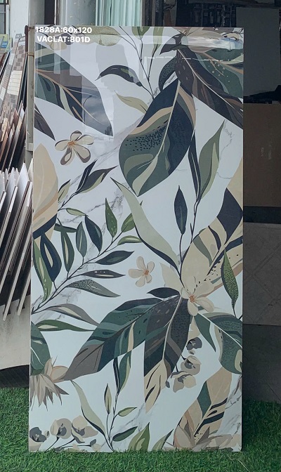 GẠCH 60X120 HOA TIẾT LÁ TROPICAL BÓNG KIẾNG APODIO