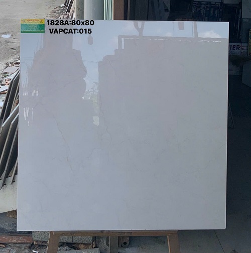 GẠCH LÁT NỀN 80X80 GHI VÂN ĐÁ SẮC NÉT BÓNG KIẾNG