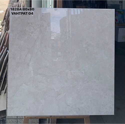 GẠCH VIGLACERA 80X80 XÁM GHI SÁNG VÂN ĐÁ BÓNG KIẾNG