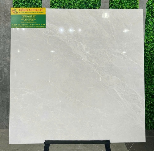 Gạch 80x80 thạch bàn xám kem vân mây nhẹ quận 3