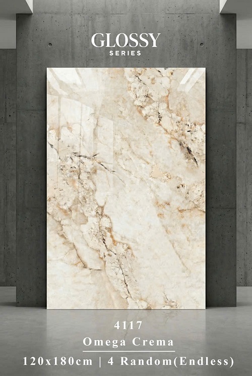 GẠCH 120X180 KEM VÀNG VÂN ĐÁ BRECCIA NÂU ĐEN BÓNG KIẾNG ẤN ĐỘ