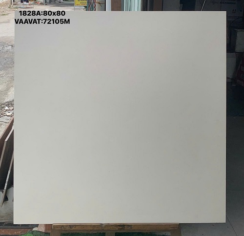 GẠCH 80X80 TRẮNG KEM VÂN MÂY MỜ TINH TẾ VIỆT NAM