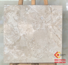 Gạch bóng kiếng lát nền 60x60 đá nâu vân tự nhiên