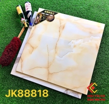 Gạch bóng kiếng 80x80 đá nâu trắng vân nứt tự nhiên