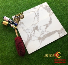 Gạch bóng kiếng 80x80 đá marble trắng vân xám