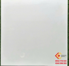 Gạch 120x120 đá siêu bóng màu trắng trơn giá tốt