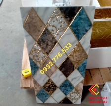 Gạch điểm nhấn 30x60 hình thoi trang trí nhà ở sang trọng