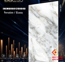 Gạch men khổ lớn 60x120 bóng kiếng đá marble lustra INEMB0601200040