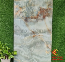 Nơi bán gạch 60x120 màu xanh vân giả đá ốp nền nhà villa tại quận 9