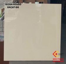 Gạch 60x60 đá bóng kiếng lát nền màu trắng ngà bình dương