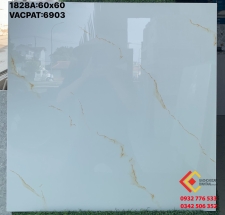 Gạch 60x60 màu trắng vân vàng hàng trang trí mọi không gian tại Đồng Nai