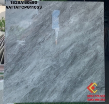Gạch đá bóng màu xám đậm 800x800 cao cấp mã CPG110S3