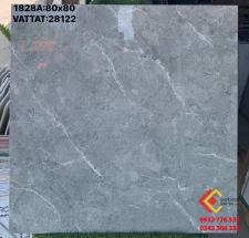 Gạch chính hãng 80x80 màu xám đậm sang trọng giá ưu đãi năm 2023 tại quận 9