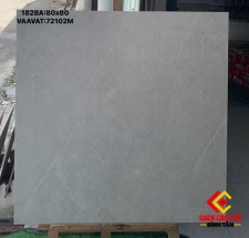 GẠCH 80X80 XÁM GHI VÂN ĐÁ NỨT TRẮNG MEN MỜ VIỆT NAM