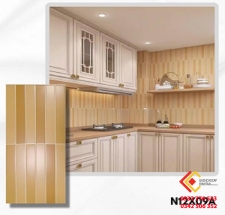Gạch trang trí 30x60 ốp tường màu vàng cát bóng kiếng