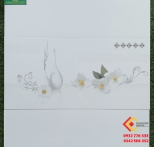GẠCH 30X60 MÀU TRẮNG TINH HOA VĂN ĐẸP 3985