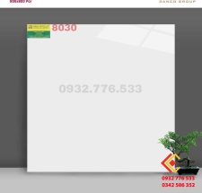 Gạch 80x80 màu trắng tinh bóng kiếng mã 8030