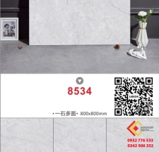 Gạch 80x80 màu xám nhập khẩu 8534