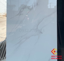Gạch trang trí 80x160 màu trắng vân mây nhẹ