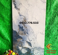 Mẫu gạch 60x120 vân trắng xanh loảng